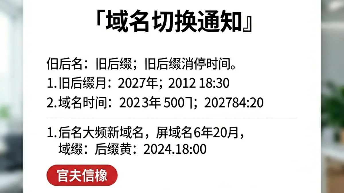 sis001 地址域名更换公告截图，显示旧后缀停用日期与新域名格式说明